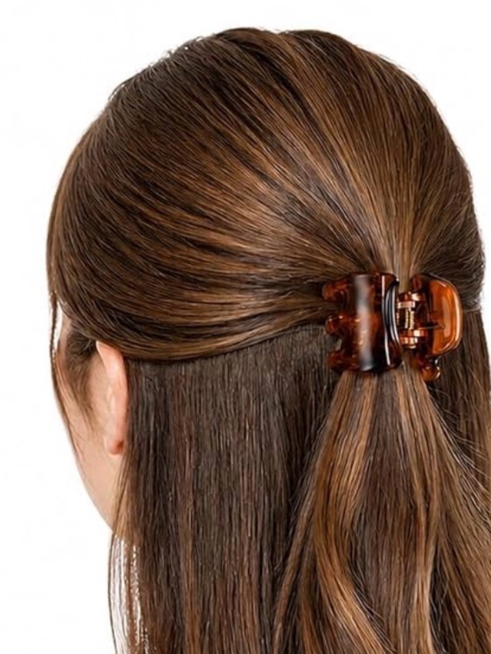 5 pc Hair Claw Clip Set in Blue, Clear, Tortoiseshell & Black